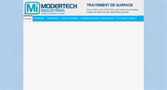 Desktop Screenshot of modertech-industries.com
