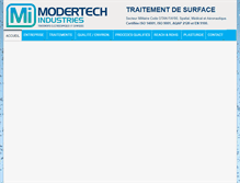 Tablet Screenshot of modertech-industries.com
